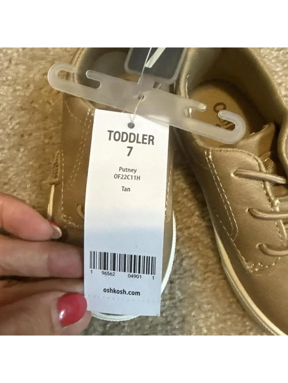 OshKosh B'gosh Kid's Tan and Khaki Trainer